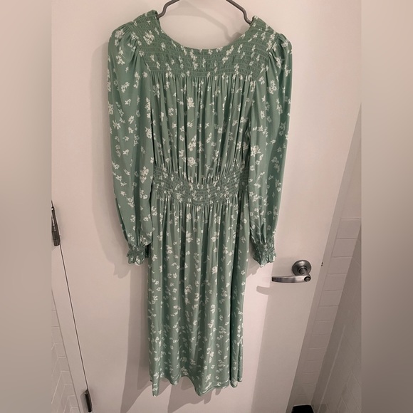 & OTHER STORIES Pleated Smock Midi Dress size 6 NWT - Picture 10 of 15